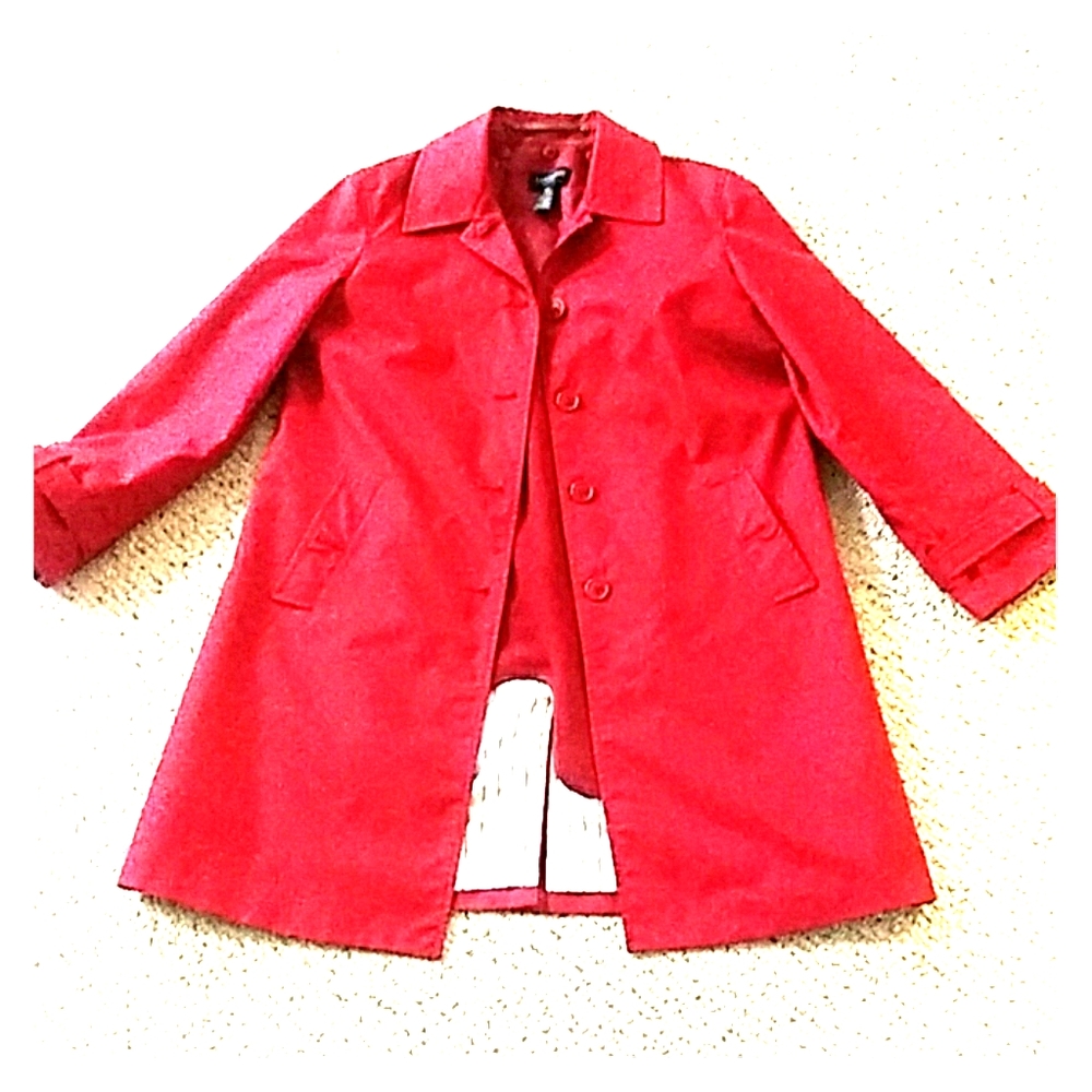 Ann taylor red coat